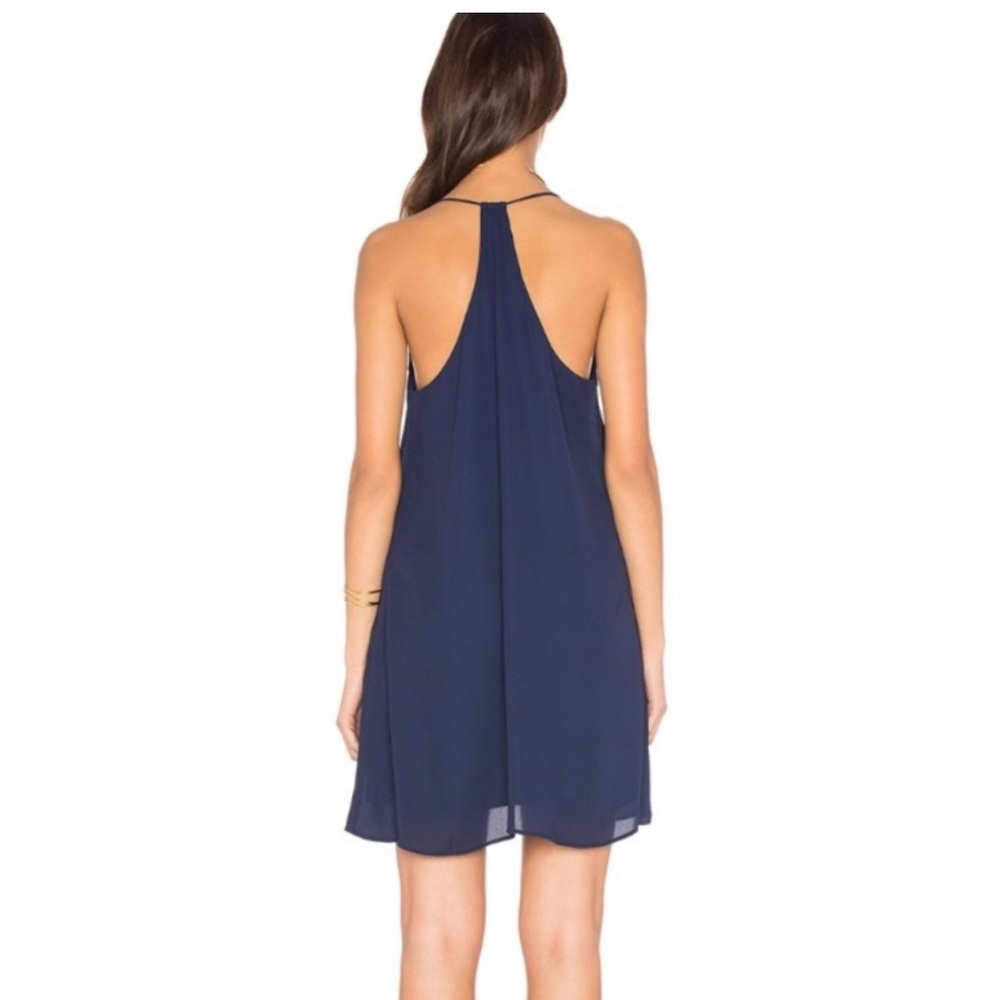 Three Eighty Two Tanner Slip Mini Dress in Indigo Revolve - Picture 2 of 7